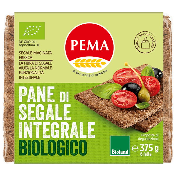 Pane di segale integrale biologico